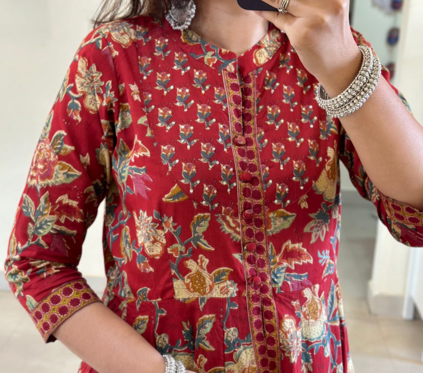 Teaditional Anarkali Kurta set