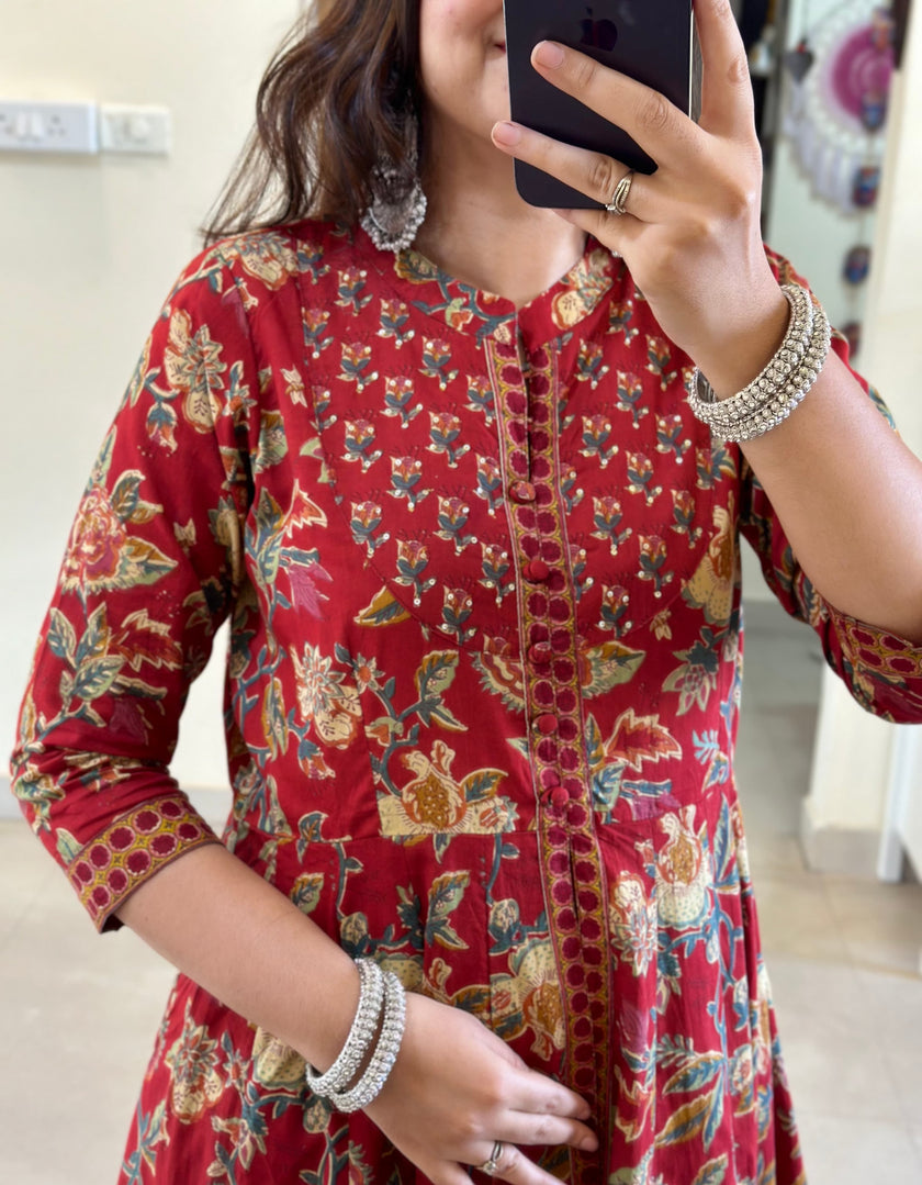 Teaditional Anarkali Kurta set