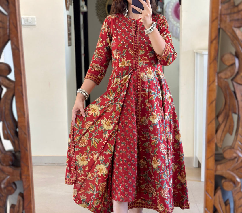 Teaditional Anarkali Kurta set