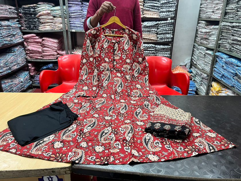 Kalamkari andaz anarkali