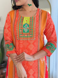 Ethnic printed Pakistani Muslin Suits