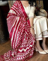 IKKAT-KHADI SILK SET