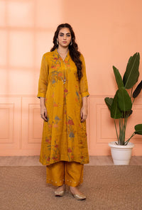 BEAUTIFULL COLLAR KURTI SET (Copy)