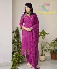 Sunset Bloom Kurti Set