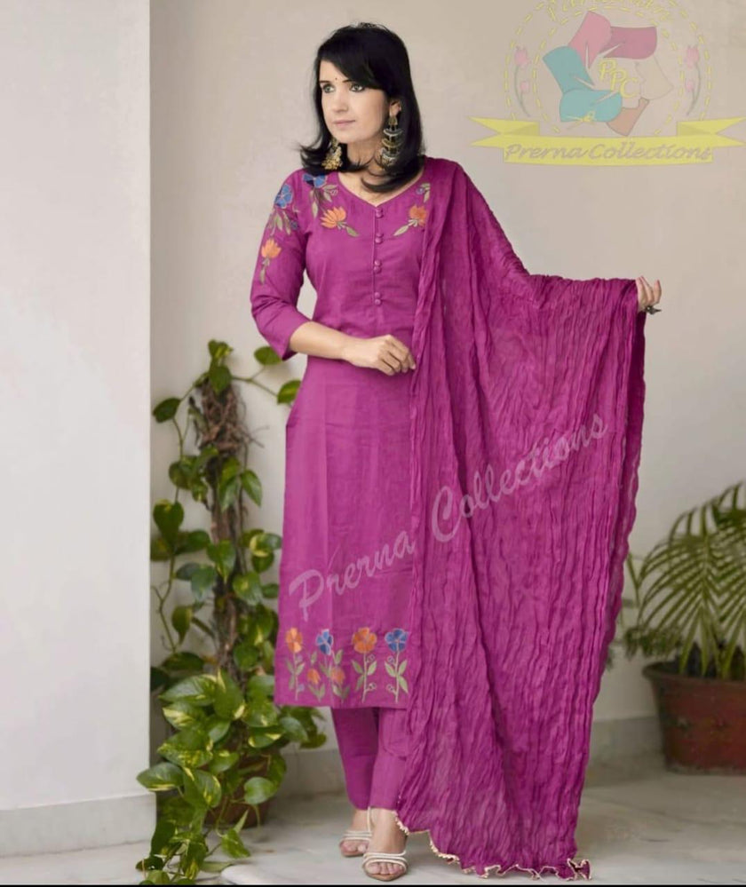 Sunset Bloom Kurti Set