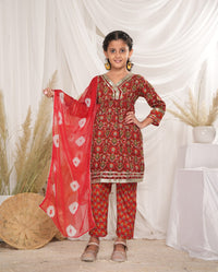 COTTON RED KIDS ETHNIC WEAR