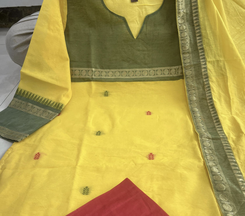 FEATURING BEAUTIFULL KANCHI COTTON SUIT SETS