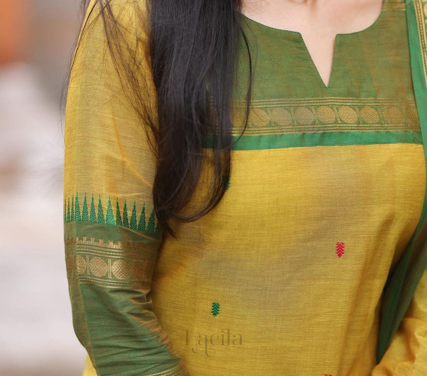 FEATURING BEAUTIFULL KANCHI COTTON SUIT SETS