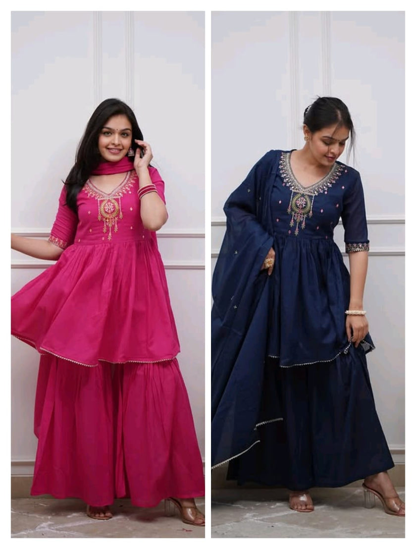 SUMMER SHRARA FESTIVE 3PIECE SET