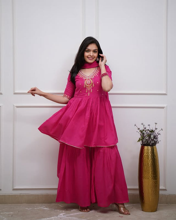 SUMMER SHRARA FESTIVE 3PIECE SET